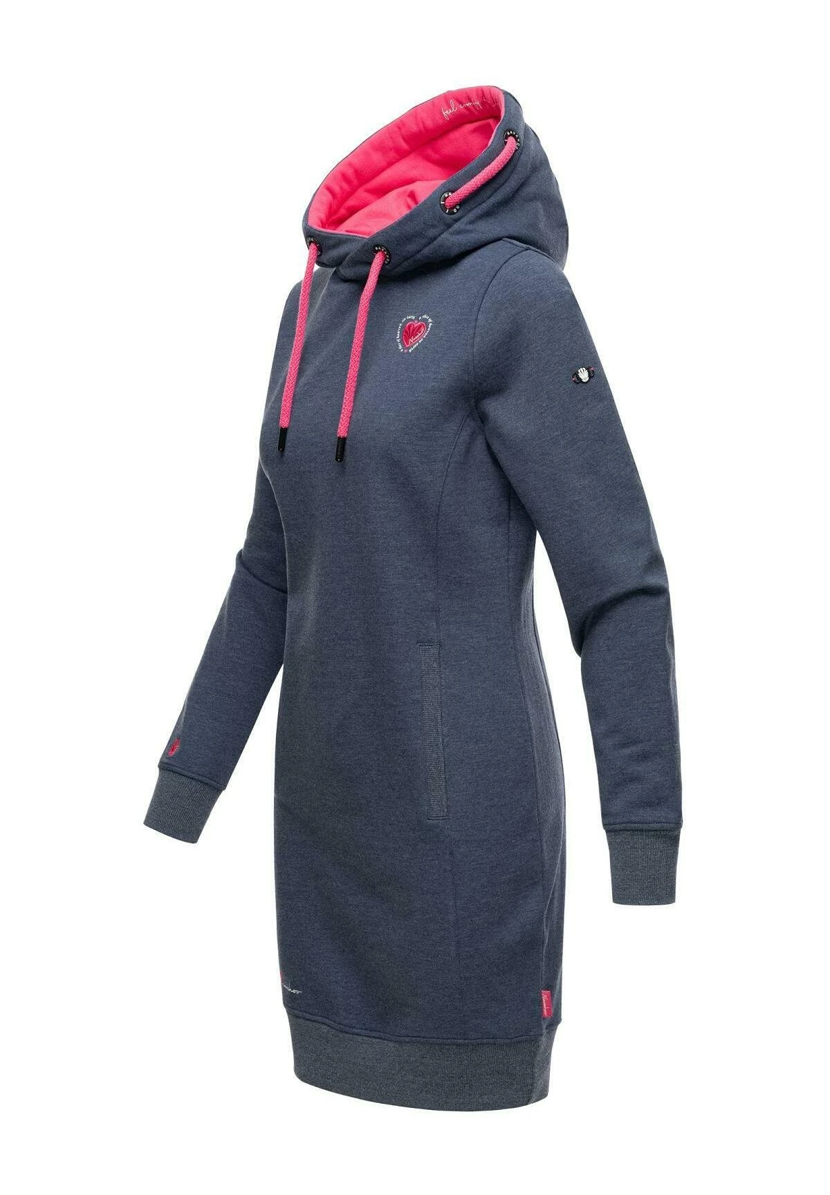 Navahoo Jurk - Dusty Blue Melange 7 Navahoo Jurk - Dusty Blue Melange - Afbeelding 5