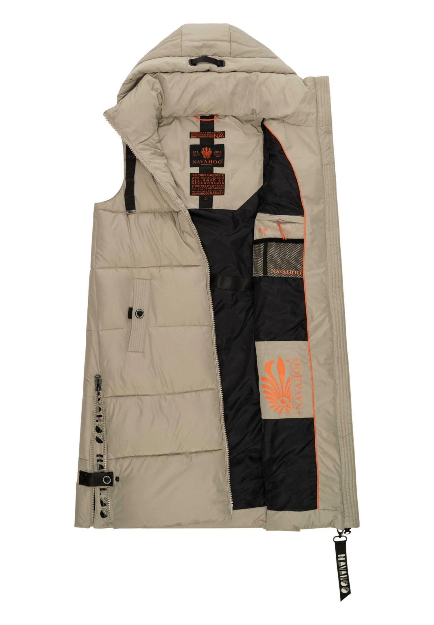 Navahoo Schnuffelchen - Bodywarmer - Pebble Grey 7 Navahoo Schnuffelchen - Bodywarmer - Pebble Grey - Afbeelding 5