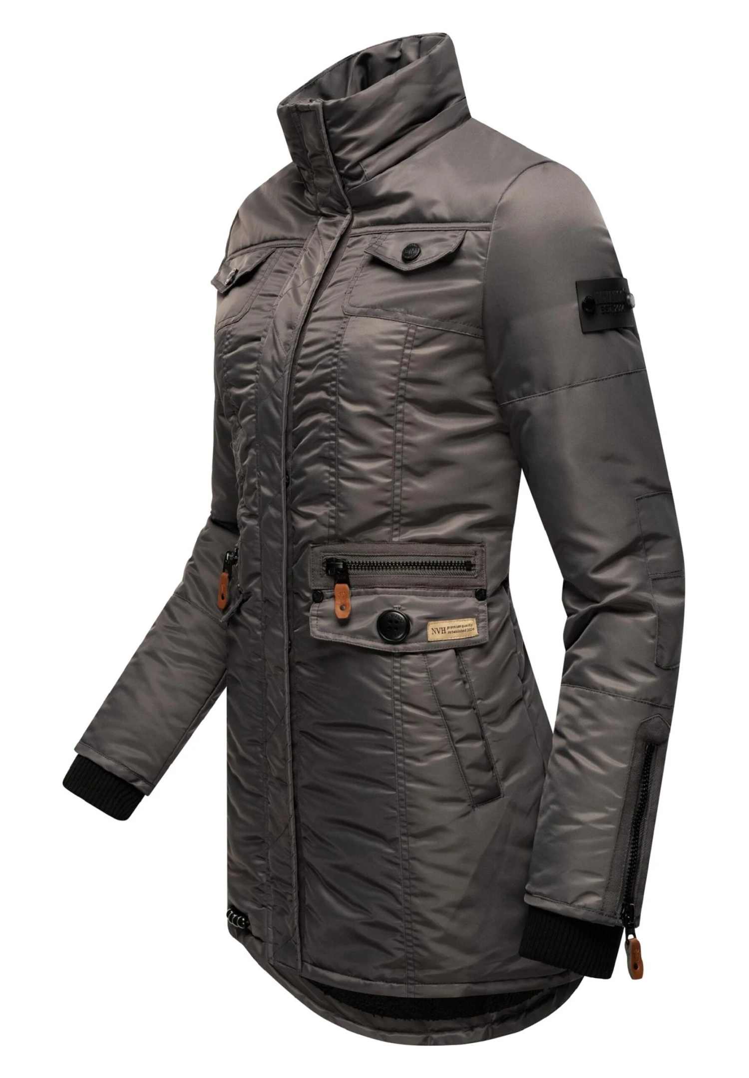 Navahoo Schätzchen - Winterjas - Anthracite 7 Navahoo Schätzchen - Winterjas - Anthracite - Afbeelding 5