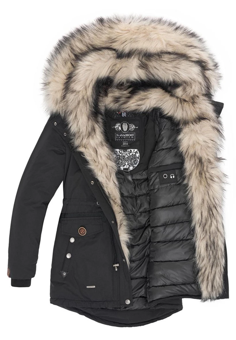 Navahoo Sweety - Winterjas - Black 8 Navahoo Sweety - Winterjas - Black - Afbeelding 6
