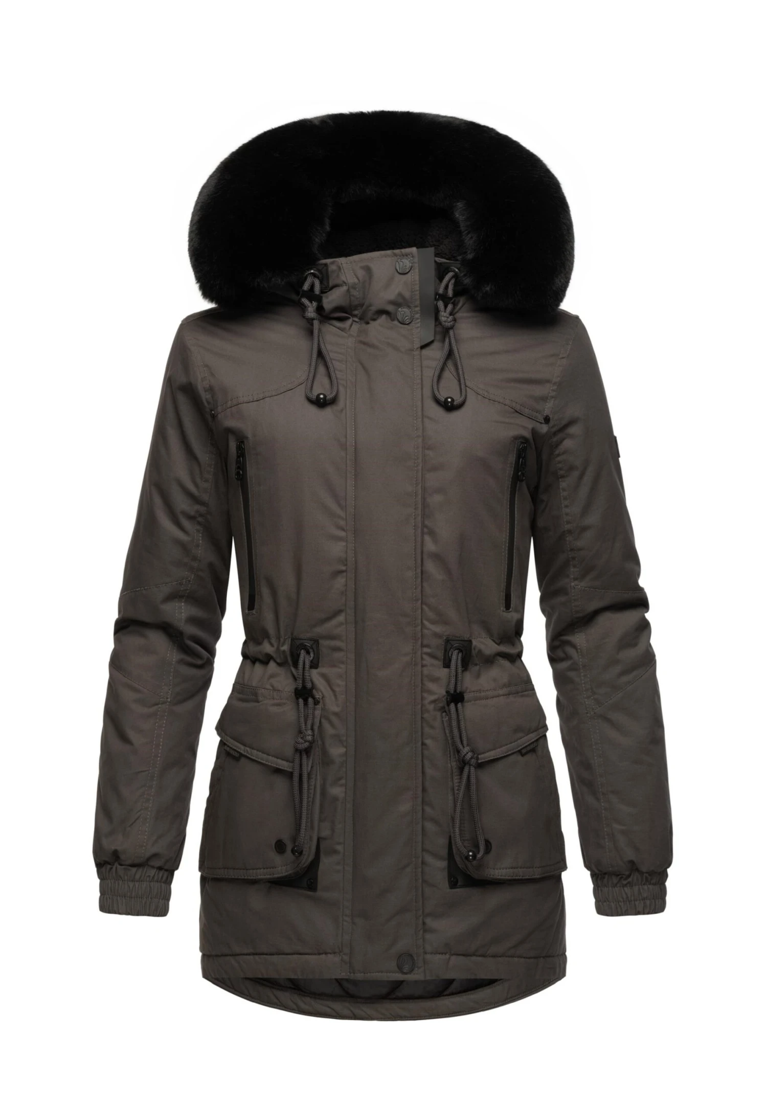 Navahoo Olessaa - Winterjas - Dark Grey 8 Navahoo Olessaa - Winterjas - Dark Grey - Afbeelding 6