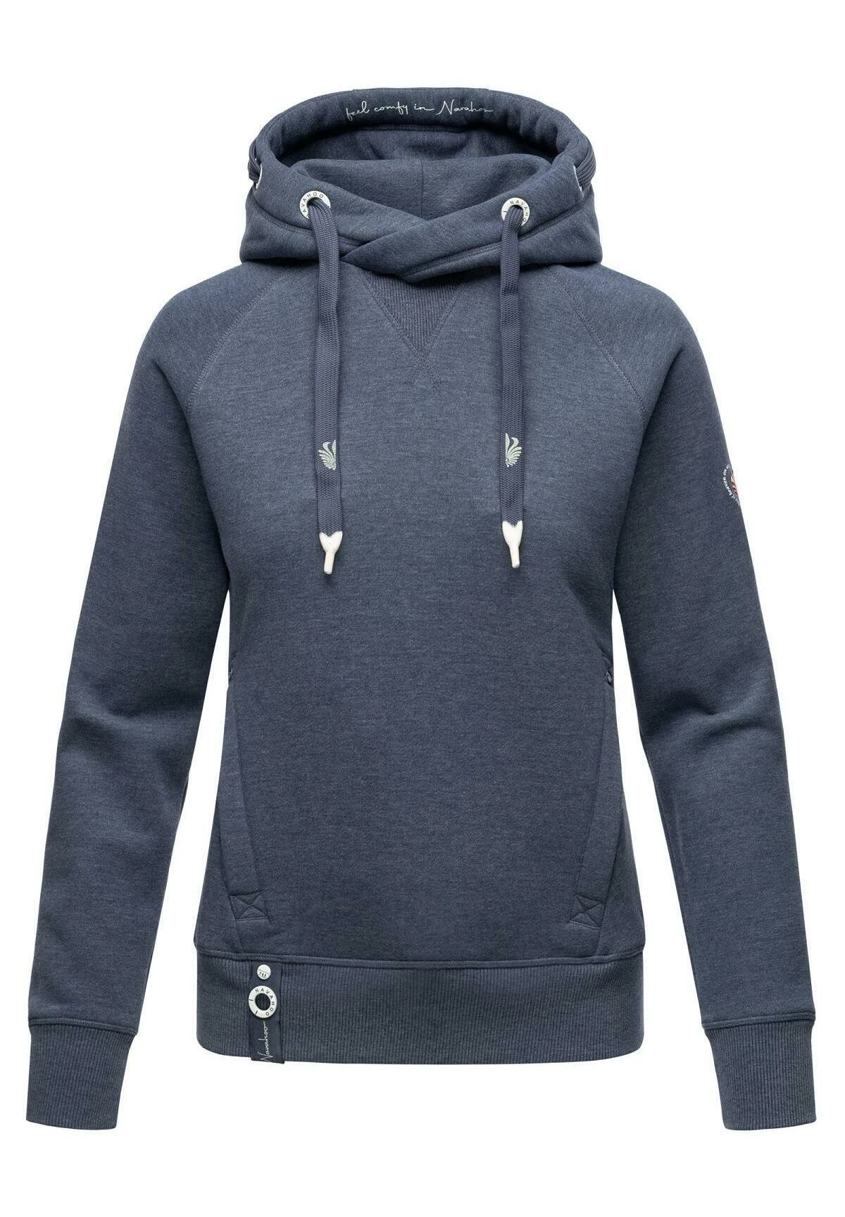 Navahoo Liebesmäuschen - Hoodie - Dusty Blue Melange 3 Navahoo Liebesmäuschen - Hoodie - Dusty Blue Melange
