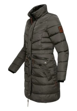 Navahoo Paula - Winterjas - Anthracite With Black Fur -Navahoo 27ef0585db254f8e8b11ea7092c37ba6