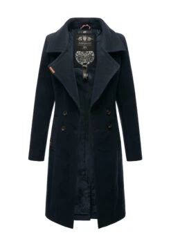 Navahoo Wooly - Halflange Jas - Dark Blue -Navahoo 290c02b7e3a44d20bae624e1eacb2d6a