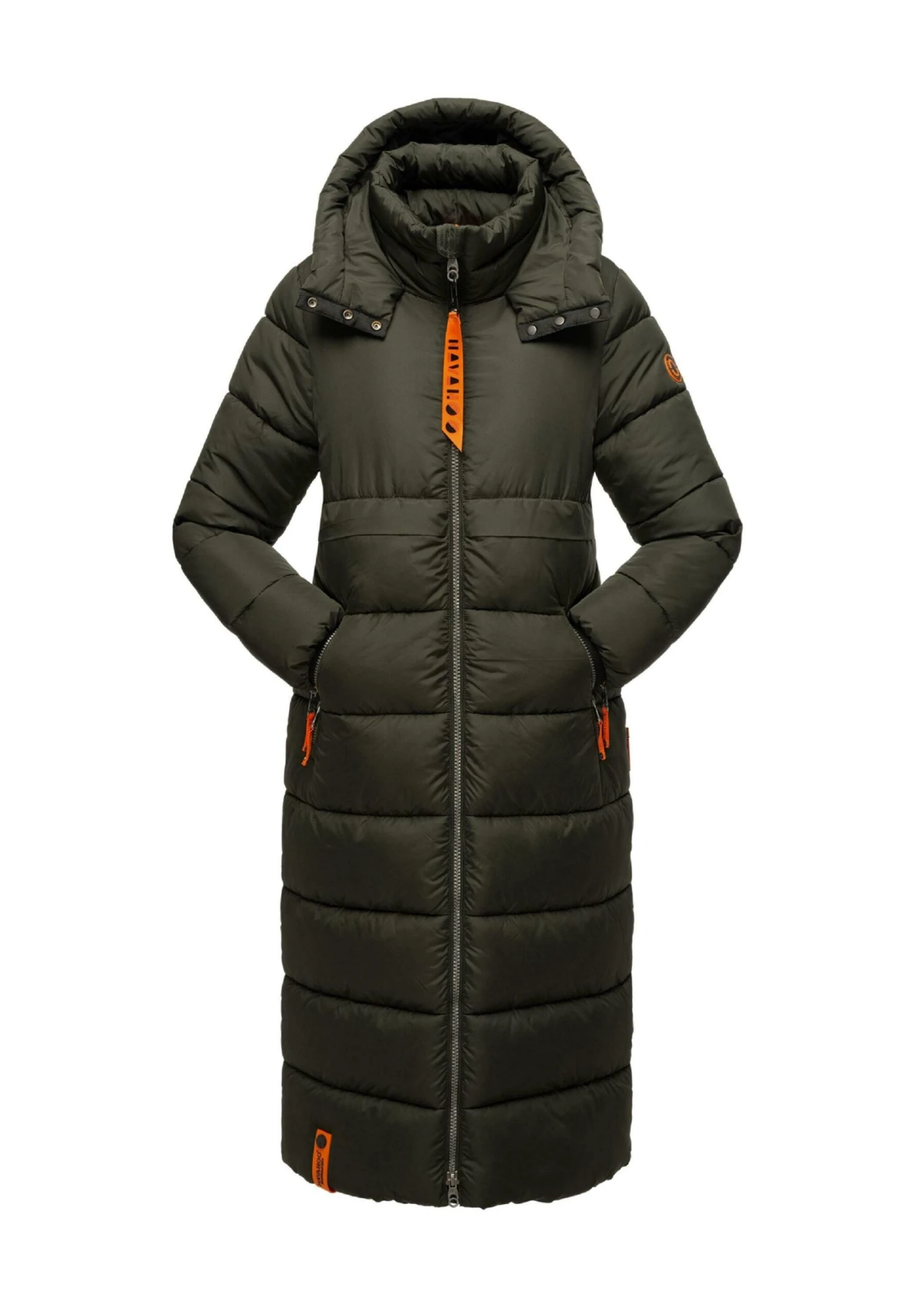 Navahoo Kristallblume - Winterjas - Dark Olive 7 Navahoo Kristallblume - Winterjas - Dark Olive - Afbeelding 5