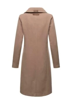 Navahoo Wooly - Halflange Jas - Taupe -Navahoo 48450d179b944ee9b3e8440508dedb58