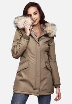 Navahoo Cristal - Winterjas - Taupe Grey