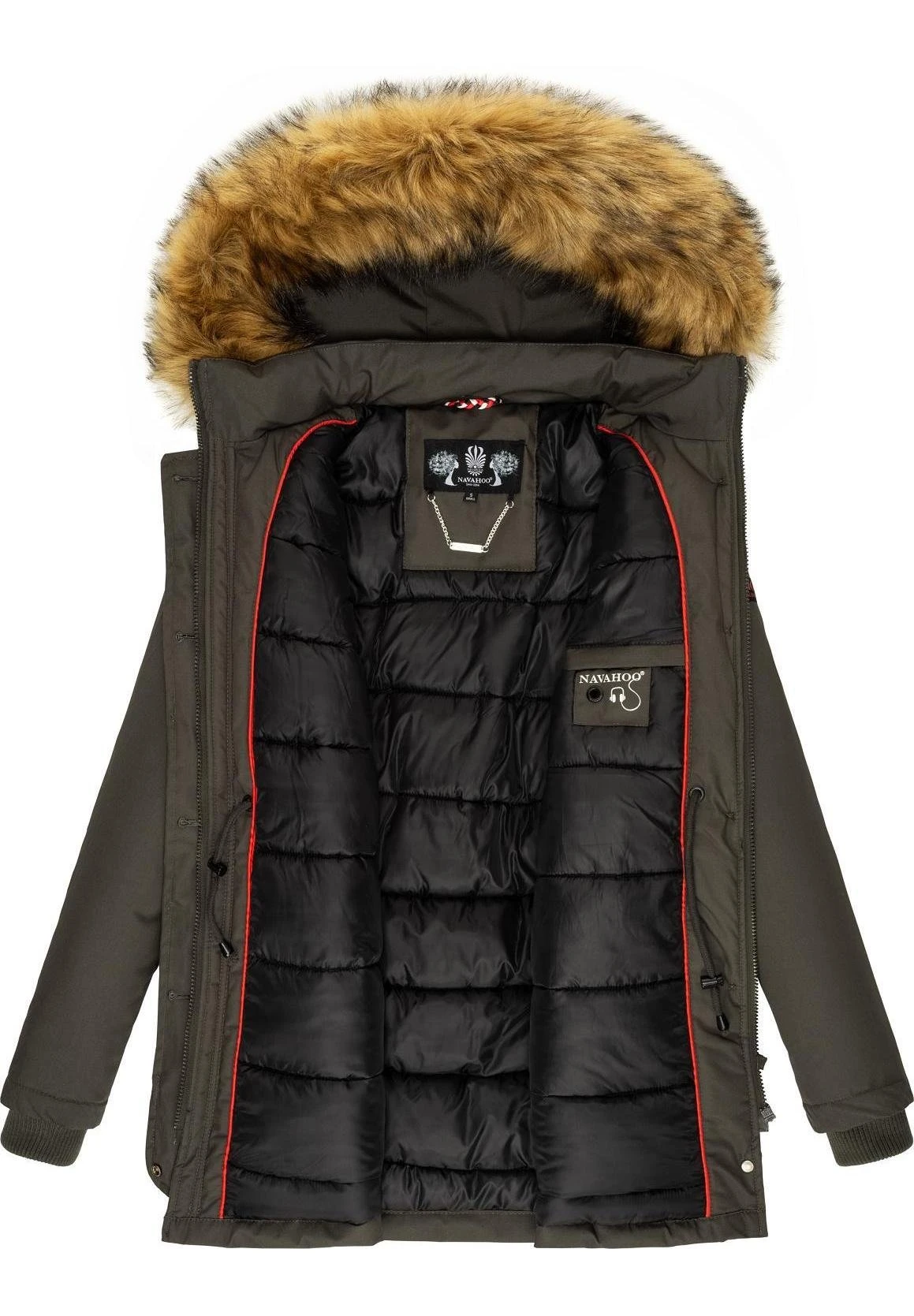 Navahoo Schneeengel Prc - Winterjas - Dark Grey 5 Navahoo Schneeengel Prc - Winterjas - Dark Grey - Afbeelding 3