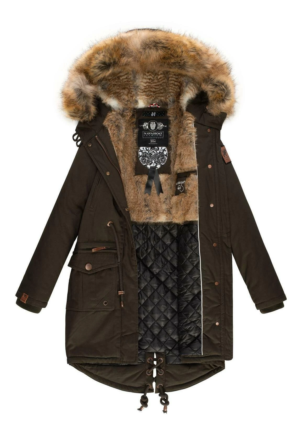 Navahoo Rosinchen - Winterjas - Dark Grey 5 Navahoo Rosinchen - Winterjas - Dark Grey - Afbeelding 3