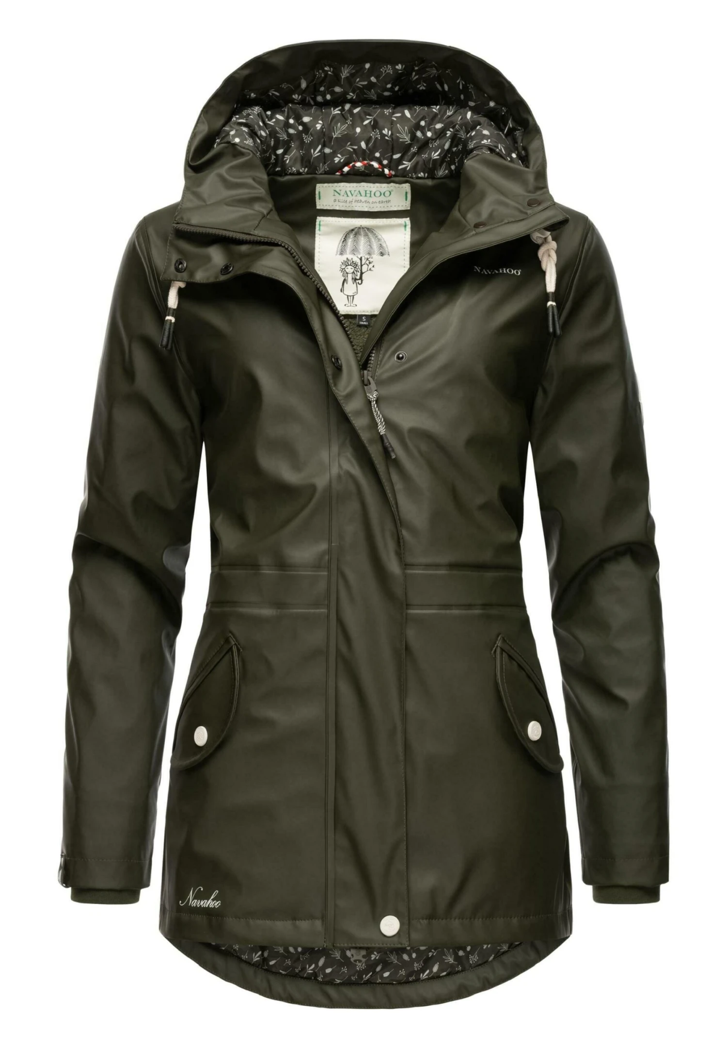 Navahoo Ocean Heart - Parka - Dark Olive 7 Navahoo Ocean Heart - Parka - Dark Olive - Afbeelding 5