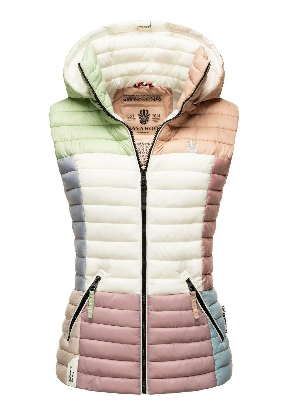 Navahoo Shadaa - Bodywarmer - Multicolour Pastel 3 Navahoo Shadaa - Bodywarmer - Multicolour Pastel