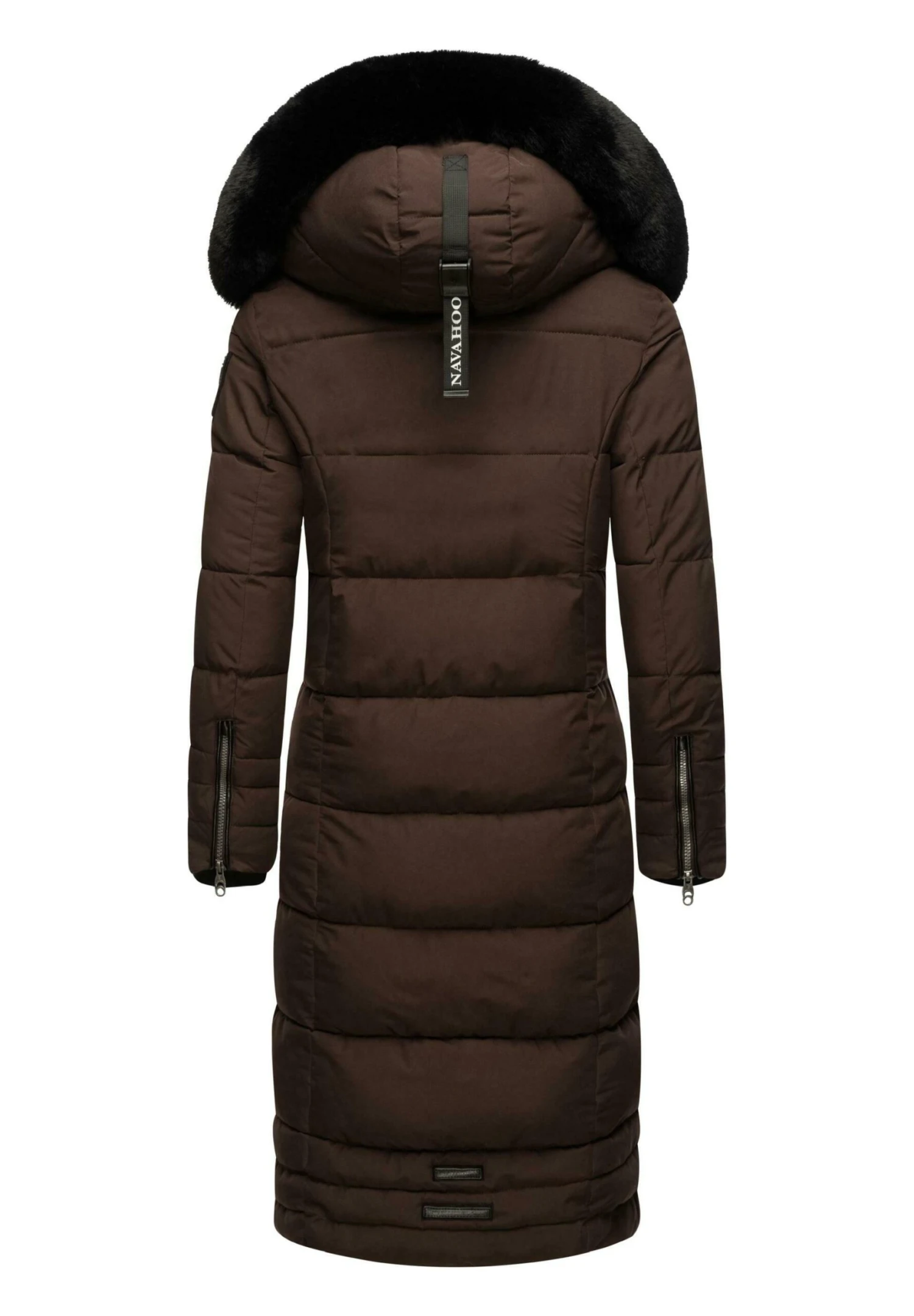 Navahoo Fahmiyaa - Winterjas - Dark Choco 4 Navahoo Fahmiyaa - Winterjas - Dark Choco - Afbeelding 2