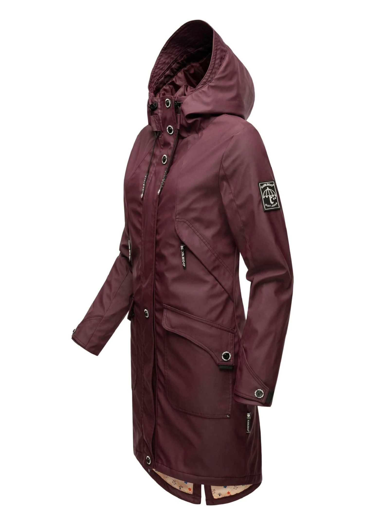 Navahoo Parka - Dark Red Melange 4 Navahoo Parka - Dark Red Melange - Afbeelding 2