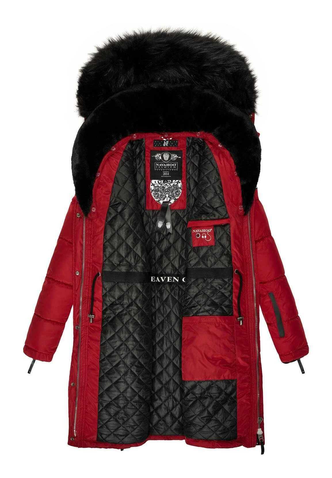 Navahoo Sinja - Winterjas - Light Red 7 Navahoo Sinja - Winterjas - Light Red - Afbeelding 5