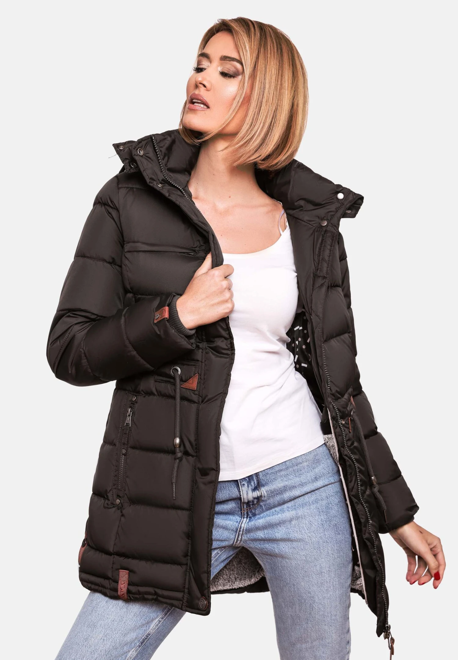 Navahoo Daliee - Winterjas - Dark Blue 6 Navahoo Daliee - Winterjas - Dark Blue - Afbeelding 4