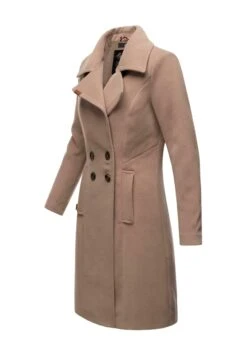 Navahoo Wooly - Halflange Jas - Taupe -Navahoo 80df9f976c824e0d88731b81c4292c1e