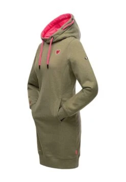 Navahoo Jurk - Dusty Olive Melange -Navahoo 8b9e95a5b9084fe796bac51de8557f8c