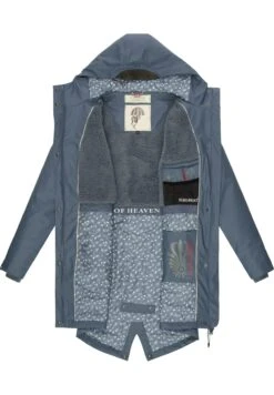 Navahoo Flower Of Ocean - Parka - Dusty Blue -Navahoo 8fece1e21ceb4459aa5040ba5feaddc7