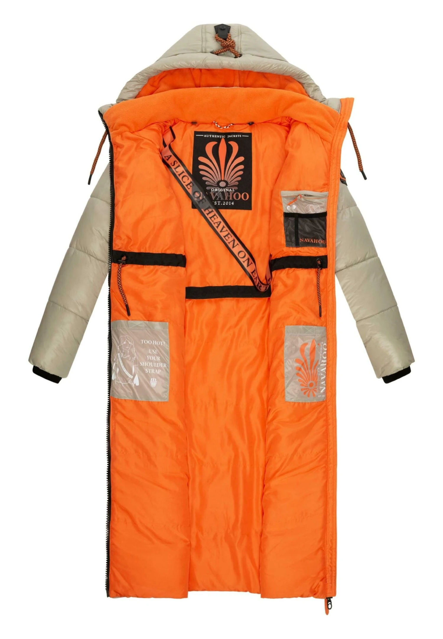 Navahoo Schmuseengel - Winterjas - Taupe 5 Navahoo Schmuseengel - Winterjas - Taupe - Afbeelding 3