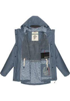 Navahoo Ocean Heart - Parka - Dusty Blue -Navahoo 991a96591d6b45ff9759c9c20cd26f04