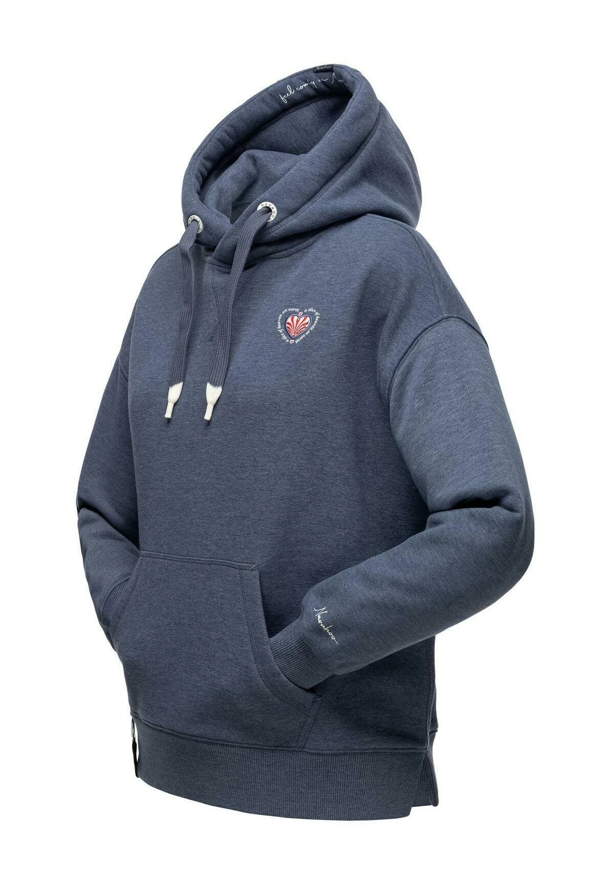 Navahoo Hoodie - Dusty Blue Melange 8 Navahoo Hoodie - Dusty Blue Melange - Afbeelding 6