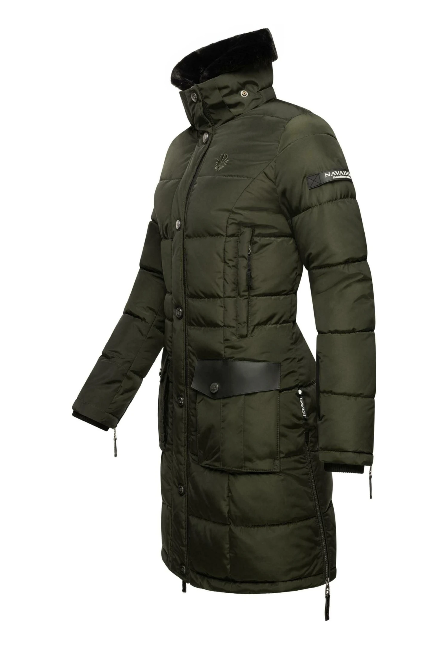 Navahoo Sinja - Winterjas - Olive 5 Navahoo Sinja - Winterjas - Olive - Afbeelding 3
