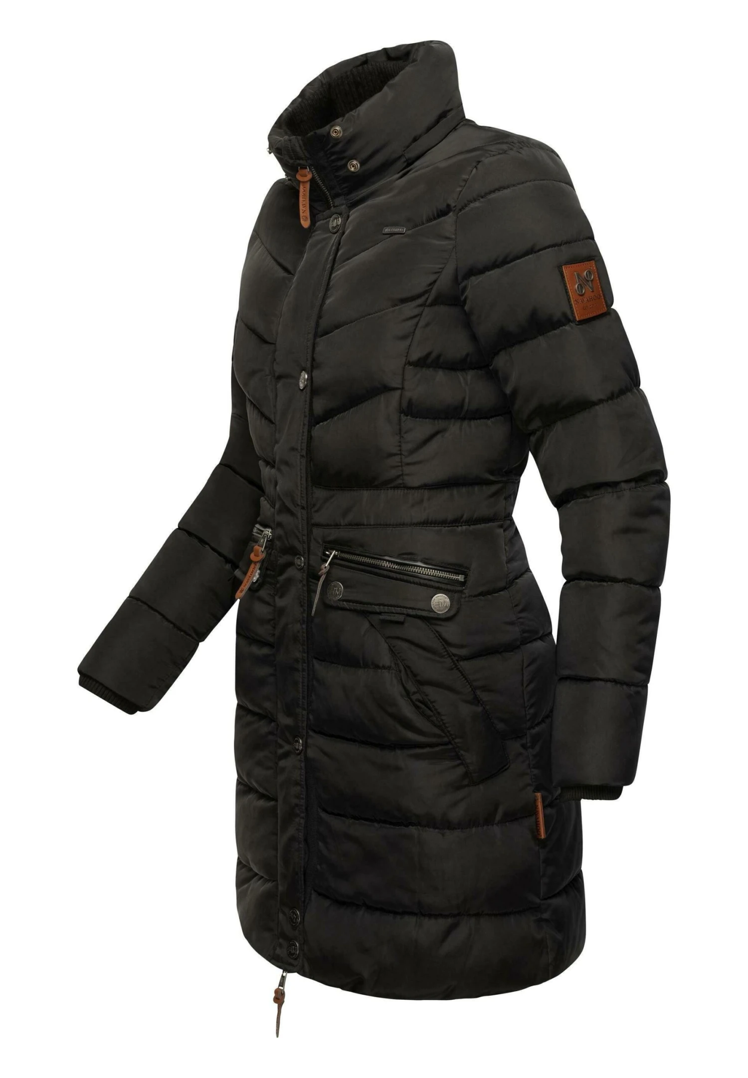 Navahoo Paula - Winterjas - Black With Black Fur 8 Navahoo Paula - Winterjas - Black With Black Fur - Afbeelding 6