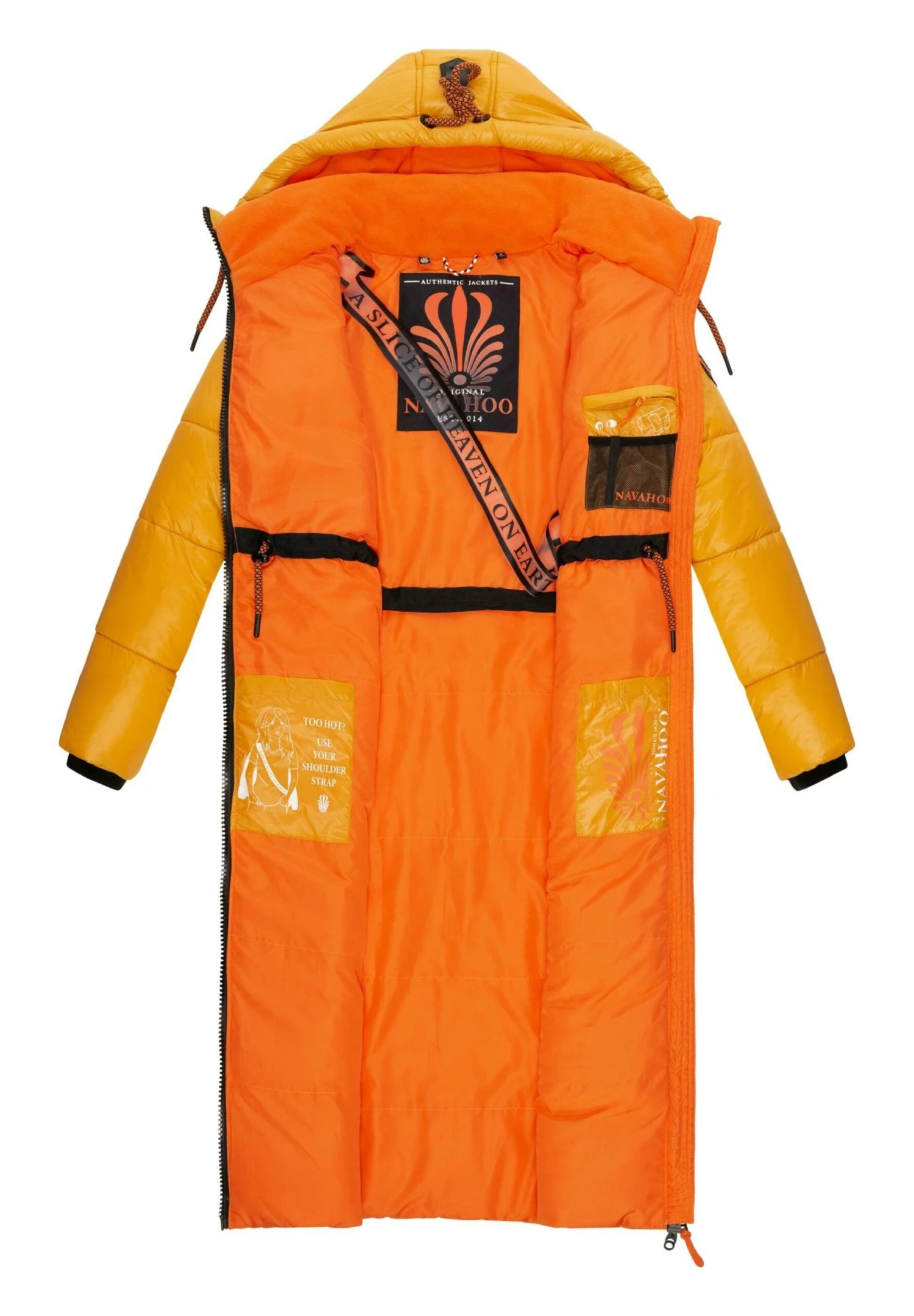 Navahoo Schmuseengel - Winterjas - Dark Yellow 5 Navahoo Schmuseengel - Winterjas - Dark Yellow - Afbeelding 3