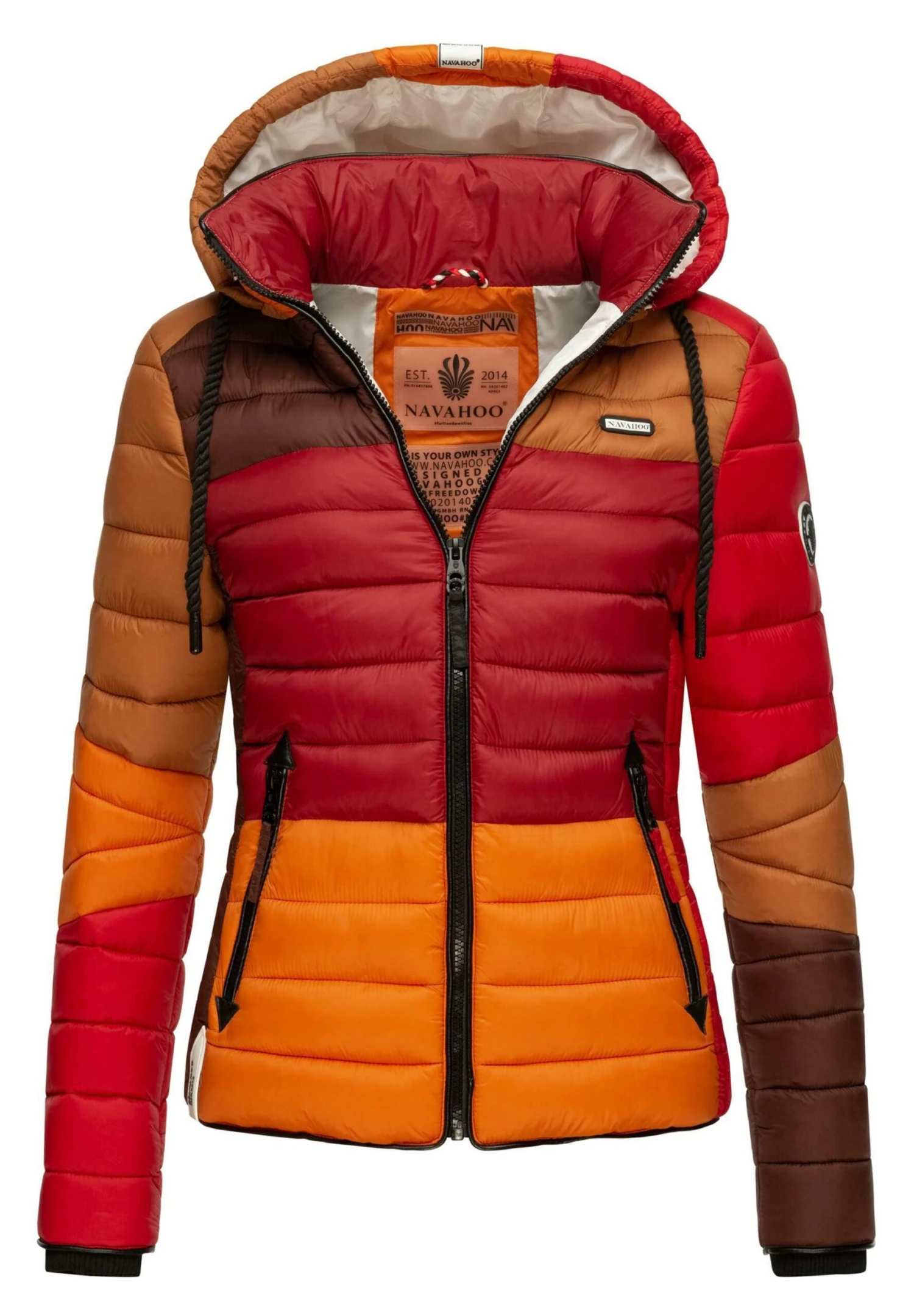 Navahoo Lulana Multikulti - Jas - Multicolour Autumn Leaves 7 Navahoo Lulana Multikulti - Jas - Multicolour Autumn Leaves - Afbeelding 5