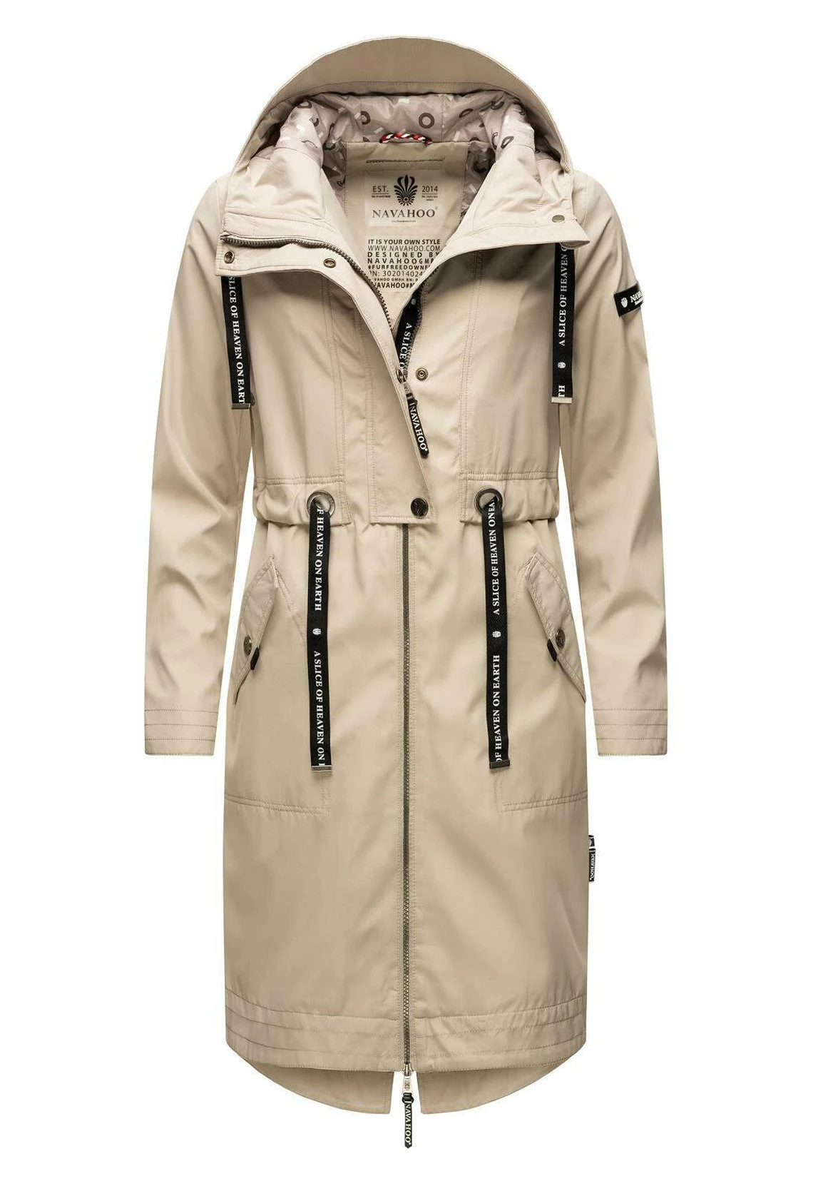 Navahoo Josinaa - Parka - Light Grey Melange 3 Navahoo Josinaa - Parka - Light Grey Melange