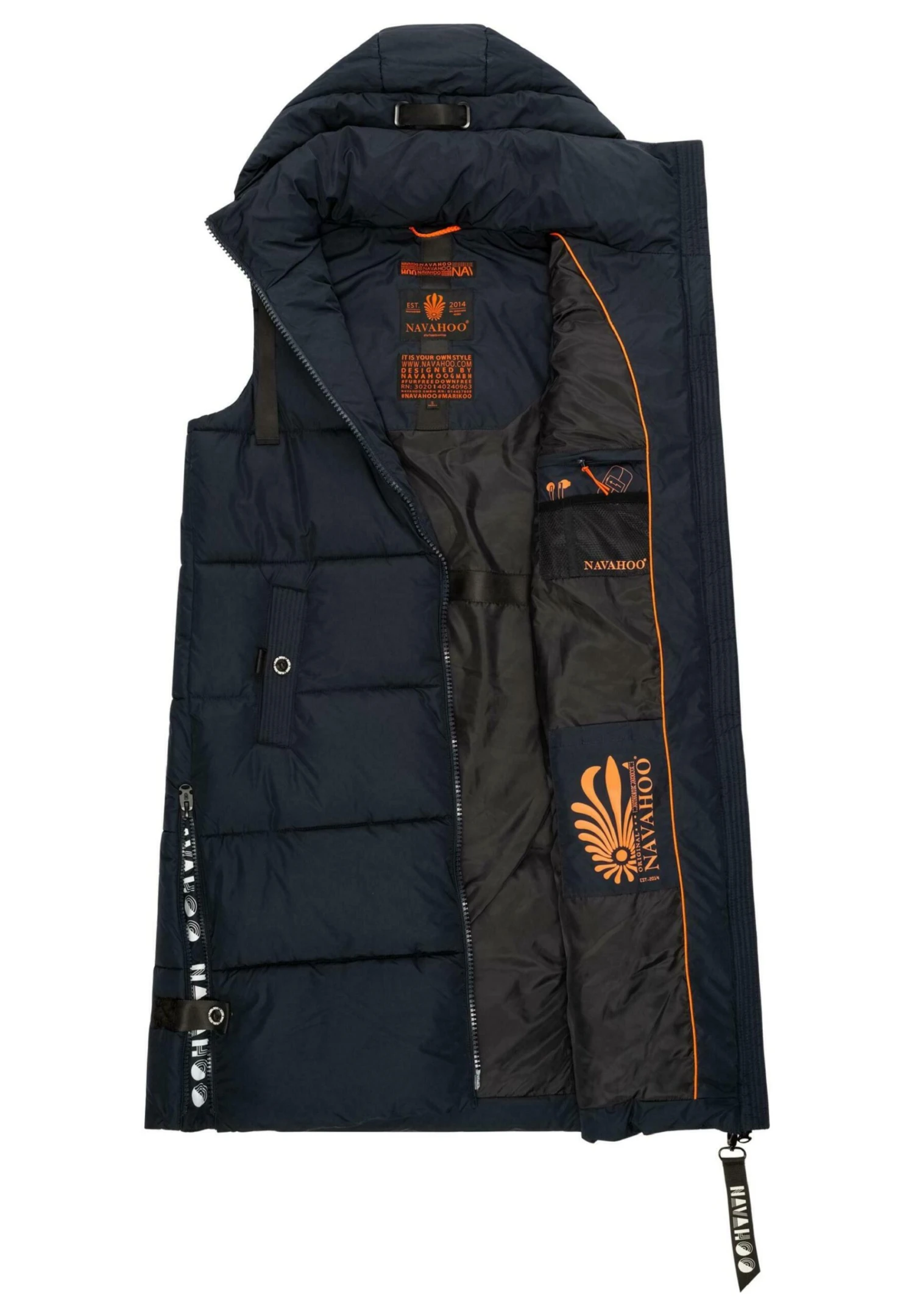 Navahoo Schnuffelchen - Bodywarmer - Navy 7 Navahoo Schnuffelchen - Bodywarmer - Navy - Afbeelding 5