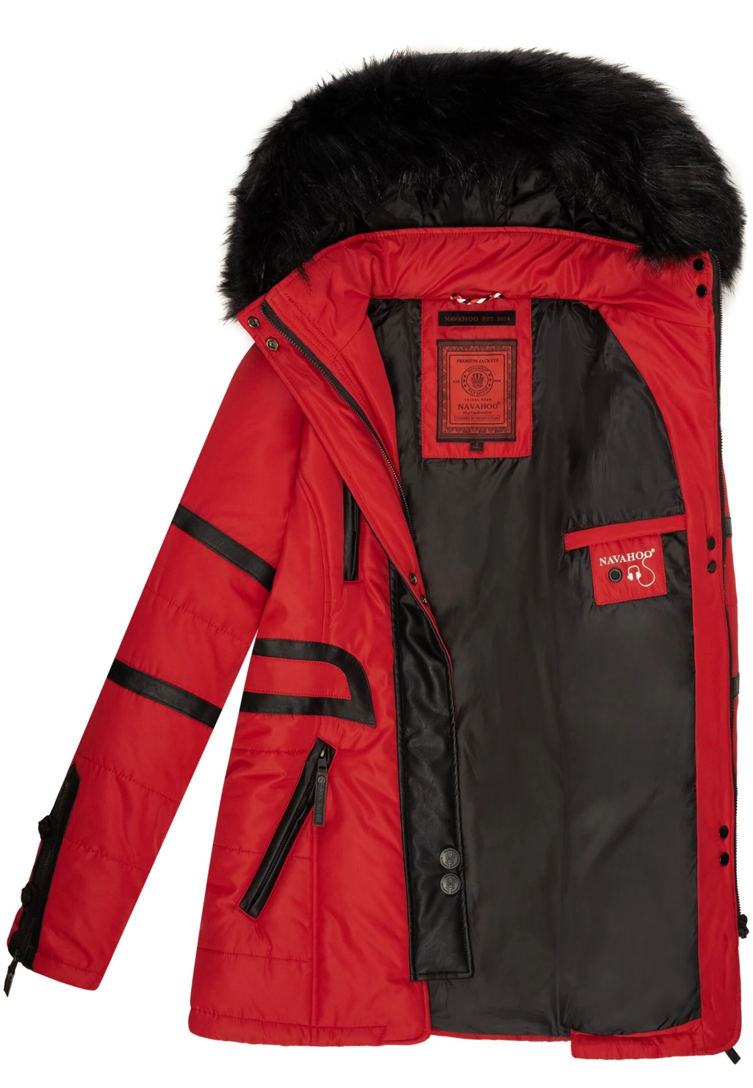 Navahoo Moon - Winterjas - Rot 6 Navahoo Moon - Winterjas - Rot - Afbeelding 4