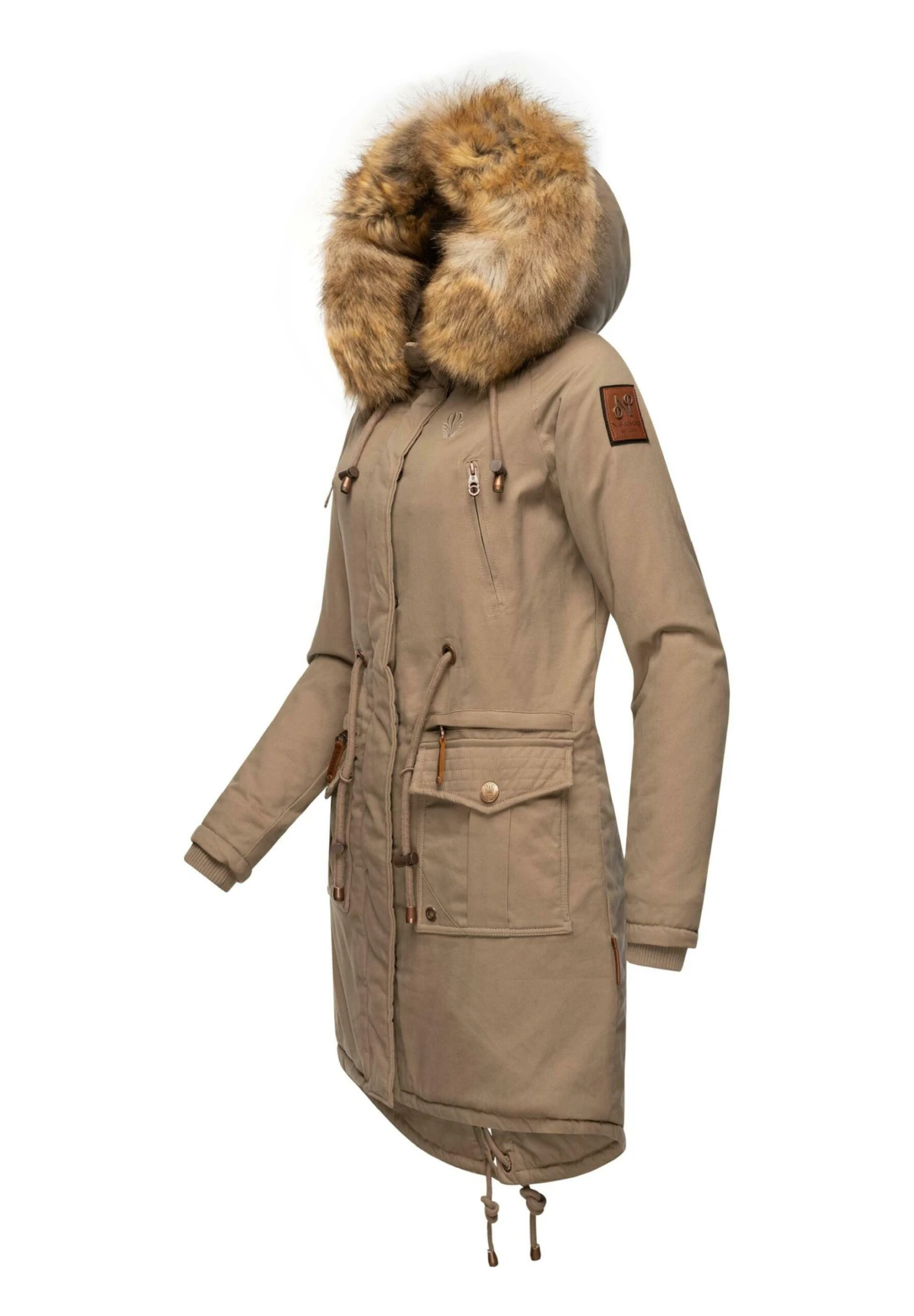 Navahoo Rosinchen - Winterjas - Taupe 4 Navahoo Rosinchen - Winterjas - Taupe - Afbeelding 2