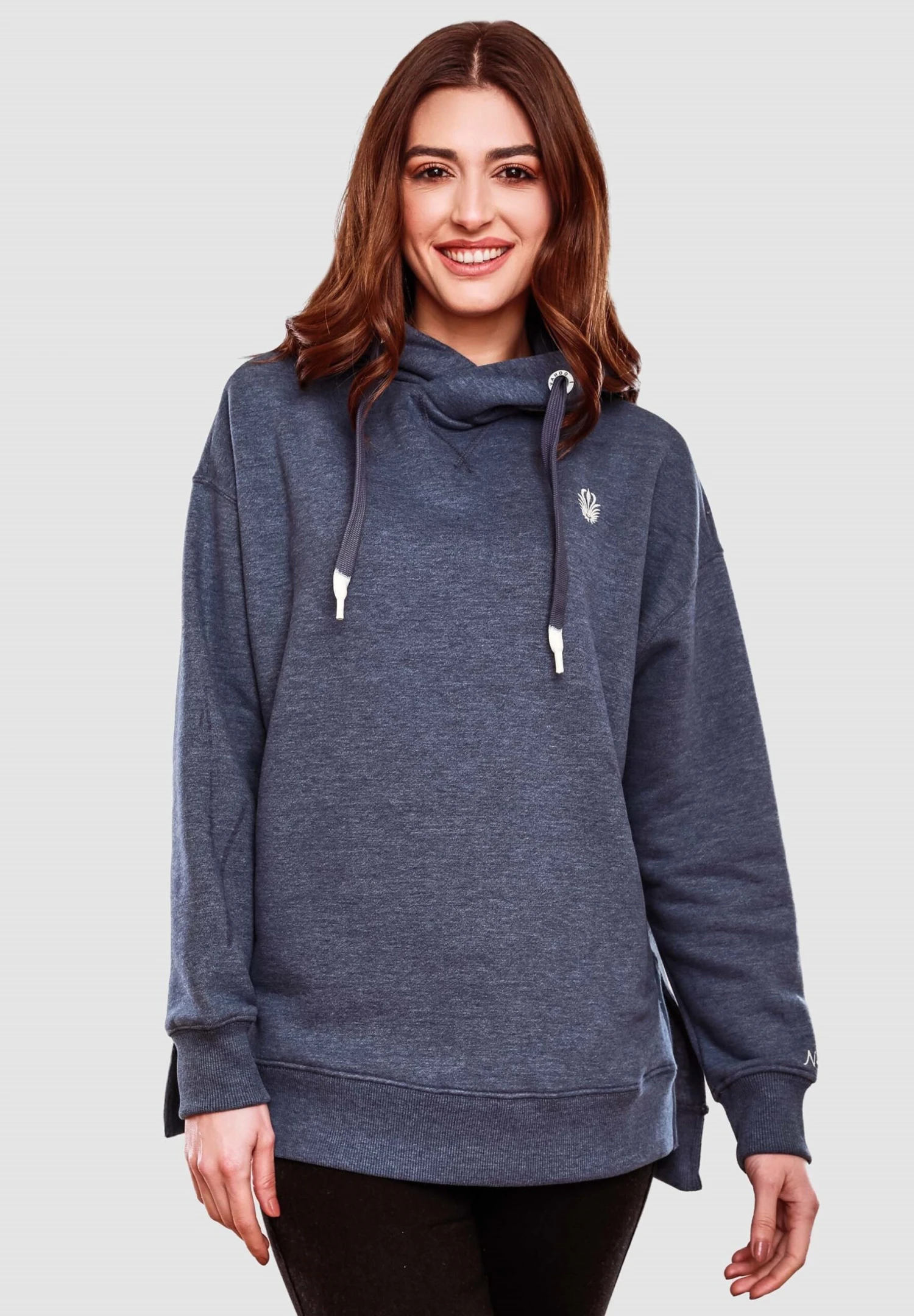 Navahoo Silberengelchen - Hoodie - Dusty Blue Melange 3 Navahoo Silberengelchen - Hoodie - Dusty Blue Melange