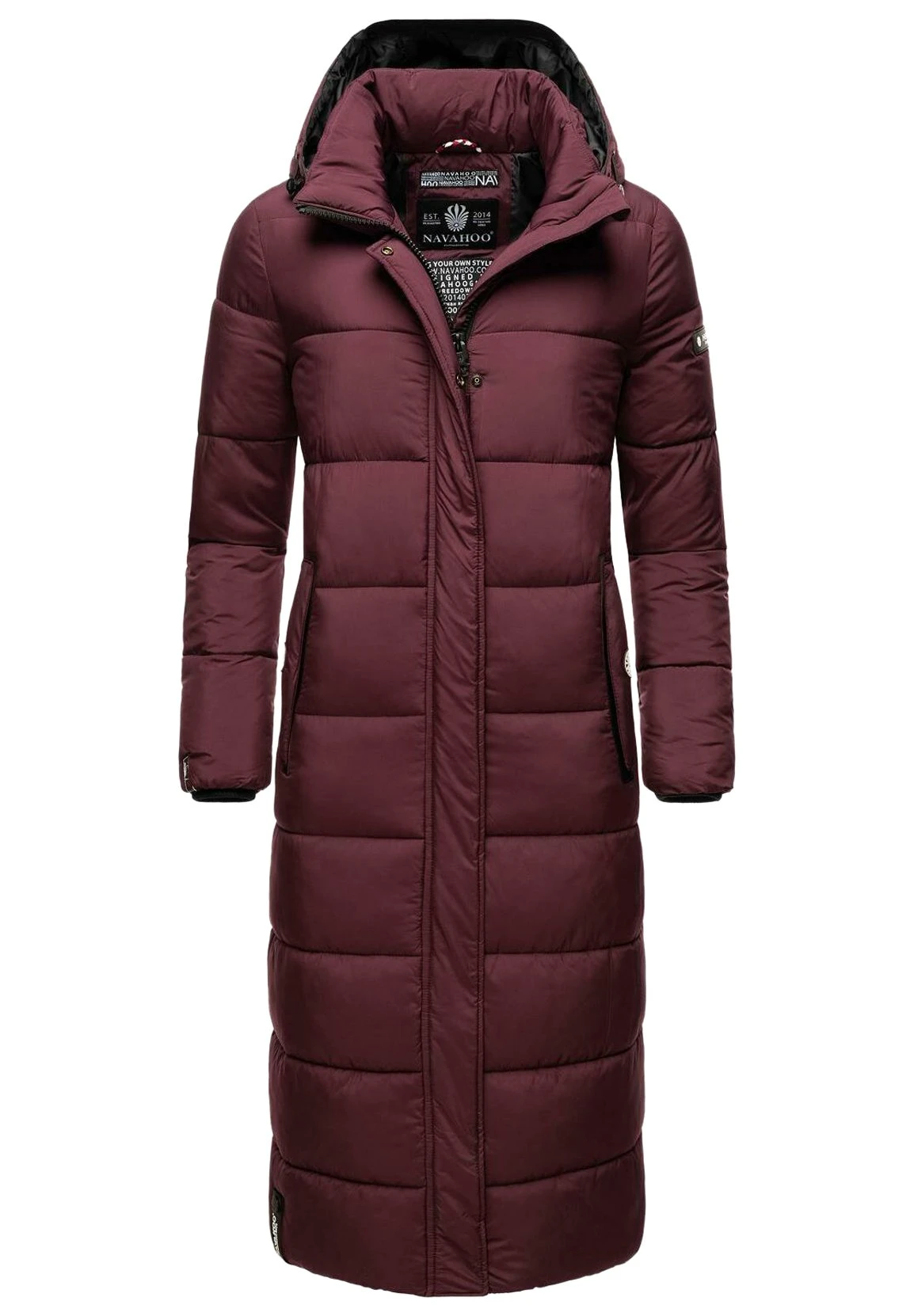 Navahoo Isalie - Winterjas - Dark Red Melange 3 Navahoo Isalie - Winterjas - Dark Red Melange