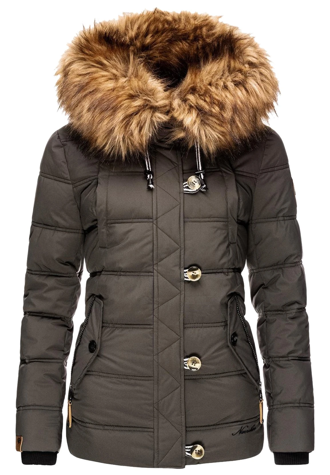 Navahoo Zoja - Winterjas - Anthracite 4 Navahoo Zoja - Winterjas - Anthracite - Afbeelding 2